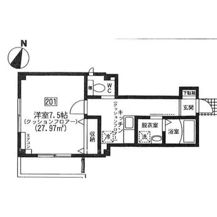 a la mode【2階】の間取り