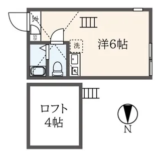 ユナイト七島グラシアスオペラ【1階】の間取り