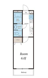 リリックコートWisteria【1階】の間取り