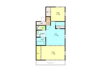 メゾンボアール【1階】の間取り