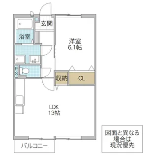 アネックスプラザ C棟【1階】の間取り