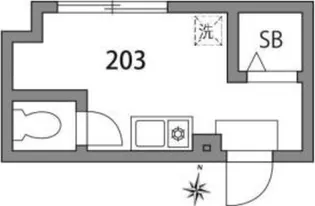 グラード氷川台【2階】の間取り