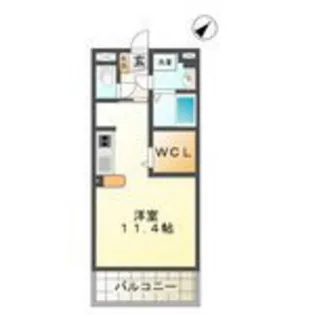 シエテ久居元町レジデンス【3階】の間取り