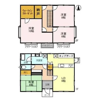 群馬県伊勢崎市連取町【一戸建】の間取り