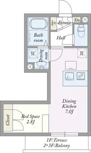 My Style vintage 高円寺【3階】の間取り