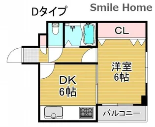 Olive御崎【3階】の間取り