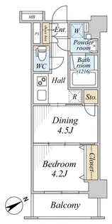 日神デュオステージ船橋【5階】の間取り