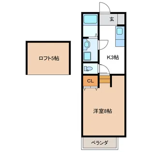 クレバネス町屋【1階】の間取り