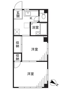 サンライズ梶ヶ谷【3階】の間取り