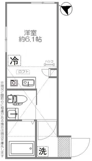 ブルーオーシャン南太田【2階】の間取り