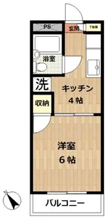 第2日誠コーポ【2階】の間取り