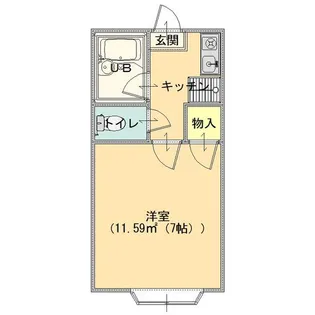 ラパンガーデン佐野【2階】の間取り