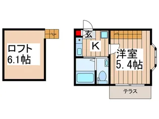 ダルーチャ北初富【1階】の間取り