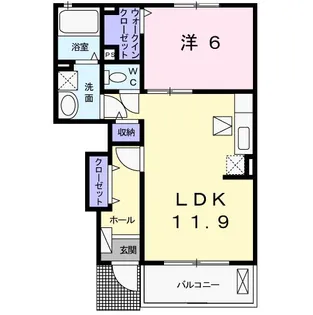 フェアリータウン【1階】の間取り