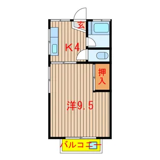 山和マンション【1階】の間取り