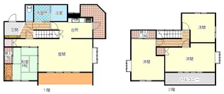宮崎県宮崎市生目台西4【一戸建】の間取り
