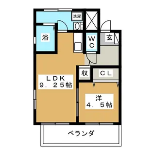 新世ビル【4階】の間取り