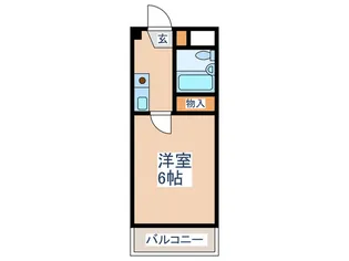 メビウスair【1階】の間取り