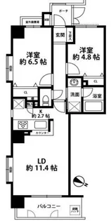 アーバンクリスタル九段下【9階】の間取り