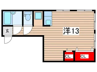 ソルトリバー【2階】の間取り