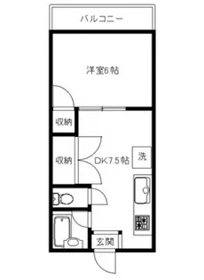 ホソノカーサ2【2階】の間取り