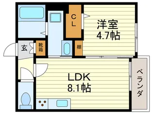 ルクソールIII【2階】の間取り
