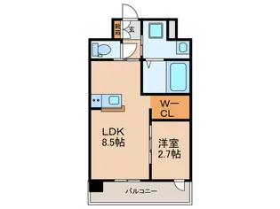 Live Flat塚本新北野【3階】の間取り