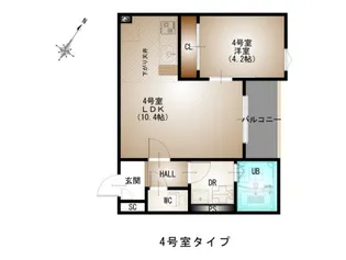REGALEST西広島駅【1階】の間取り