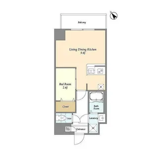 アルファコート曳舟【6階】の間取り