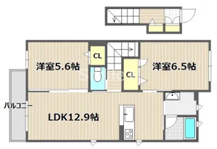 ウッディパレス【2階】の間取り