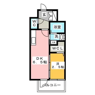エステムコート名古屋サウスプレミオ【3階】の間取り