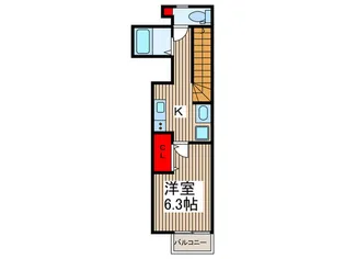 キャメル戸塚東【2階】の間取り
