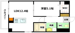Boardwalk府中【1階】の間取り