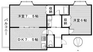アイランドパレスC【2階】の間取り