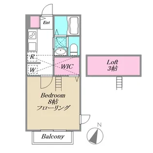 Lien・Deux-リアン・ドゥ-【1階】の間取り