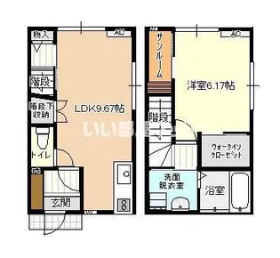 ビオラ古定塚B棟の間取り