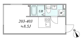 trias329【3階】の間取り