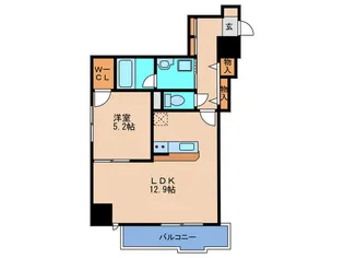 ブロッサム十三【8階】の間取り