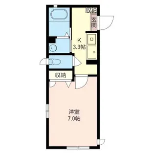 メゾン・ド・ノア【1階】の間取り