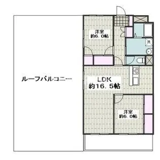 サザンコスモ【8階】の間取り