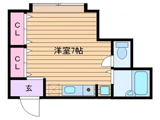 プチヴエルジュ【1階】の間取り