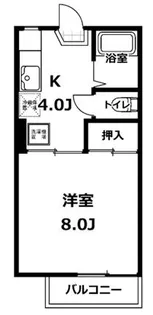 TOJU東石川【2階】の間取り