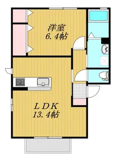 メープルヒルズA【1階】の間取り