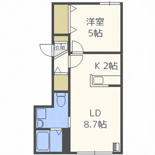 ブランノワール南郷【3階】の間取り