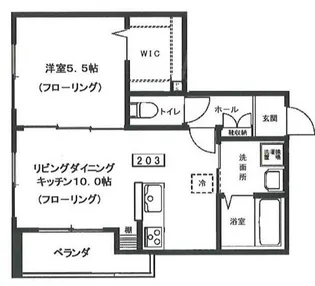 Speranza船橋本町【2階】の間取り