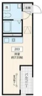ブルームコート谷塚【2階】の間取り