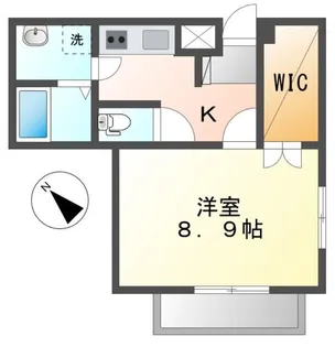 AXIS片羽町【3階】の間取り