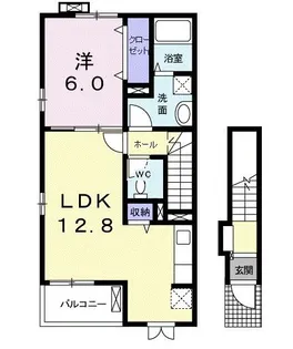 プランタンII【2階】の間取り