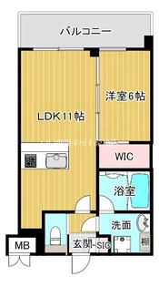 PHOERME城北公園【7階】の間取り