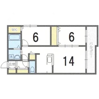 Suite Kams(スウィートカムズ)【4階】の間取り